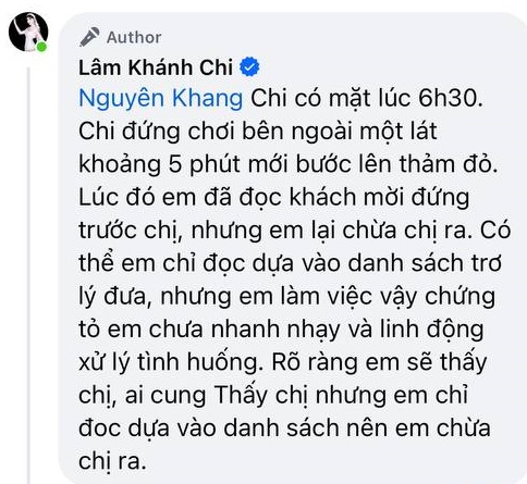 Lâm Khánh Chi bức xúc đăng đàn vì bị MC Nguyên Khang lơ đẹp trên thảm đỏ, người trong cuộc phản công lại gay gắt - Ảnh 6.
