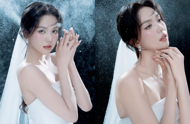 Ngọc Trinh mặc váy cưới lộng lẫy, netizen: “Hóng chú rể” - Ảnh 2.