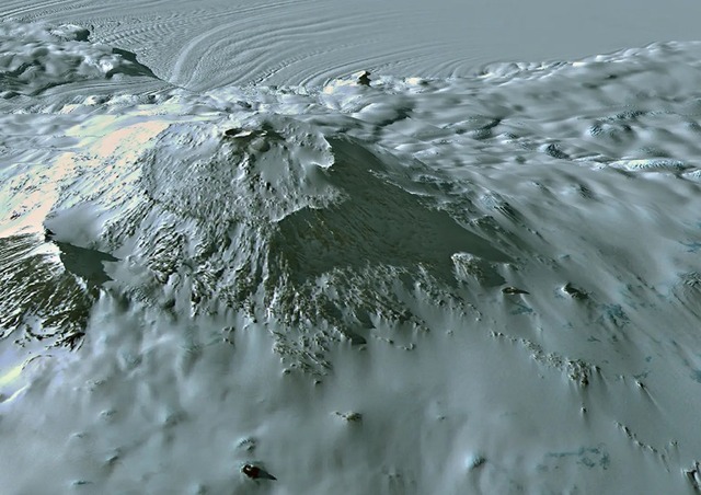 Núi lửa ở Nam Cực phun vàng thật mỗi ngày - Ảnh 2.