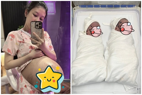 Mẹ trẻ công khai rõ vùng bụng biến đổi gây sốc khi mang thai đôi, netizen vừa xót xa vừa nể phục - Ảnh 1.