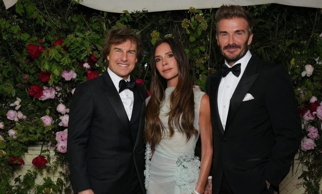 David và Victoria Beckham say mê Tom Cruise - Ảnh 2.