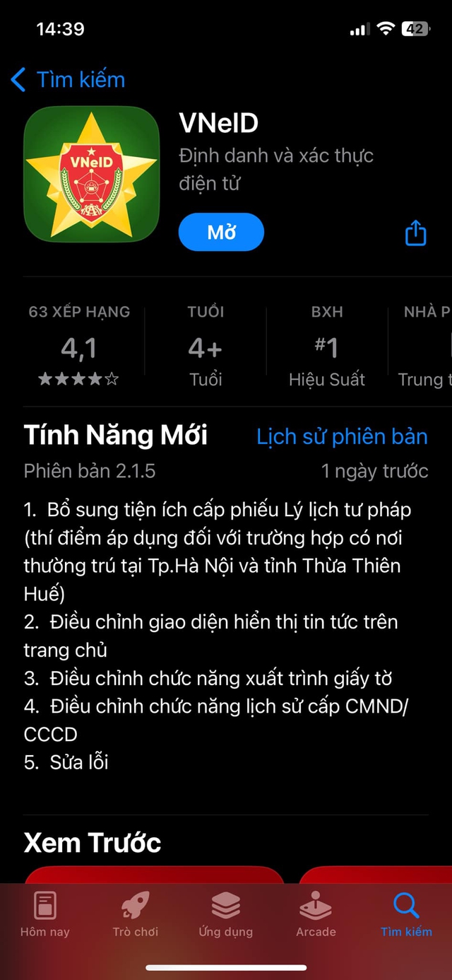 Ứng dụng VNeID vừa cập nhật phiên bản mới: Đây là tính năng cực kỳ hữu ích - Ảnh 1.