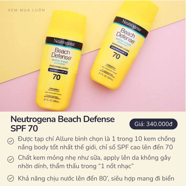 5 kem chống nắng body giá bình dân bán chạy nhất trên Amazon, chỉ số SPF lên đến 100 - Ảnh 1.