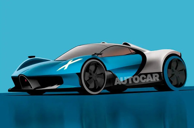Đây sẽ là chiếc xe kế nhiệm Bugatti Chiron: Hết dáng tròn trịa, dễ đổi sang động cơ hybrid mạnh tới 1.600 mã lực - Ảnh 3.