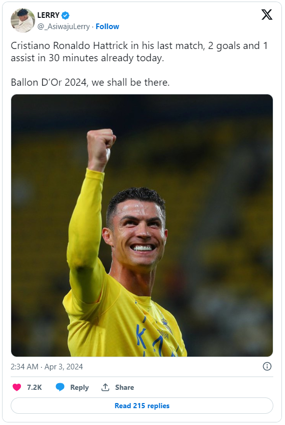 Ronaldo trình diễn phong độ khó tin ở tuổi 39, fan khẳng định hay nhất lịch sử, yêu cầu trao luôn Quả bóng vàng 2024 - Ảnh 5.