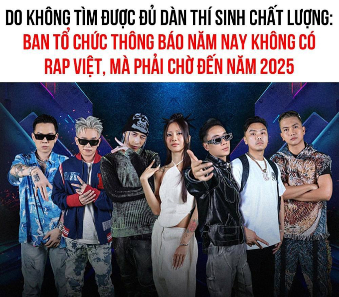Rộ tin Rap Việt mùa 4 dừng lên sóng, nguyên do vì dàn thí sinh đã cạn kiệt? - Ảnh 3.
