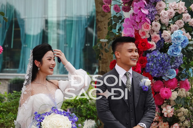 Trọn vẹn lời thề nguyện xúc động của Quang Hải và Chu Thanh Huyền trong ngày cưới, nhắc đến mọi sóng gió - Ảnh 7.