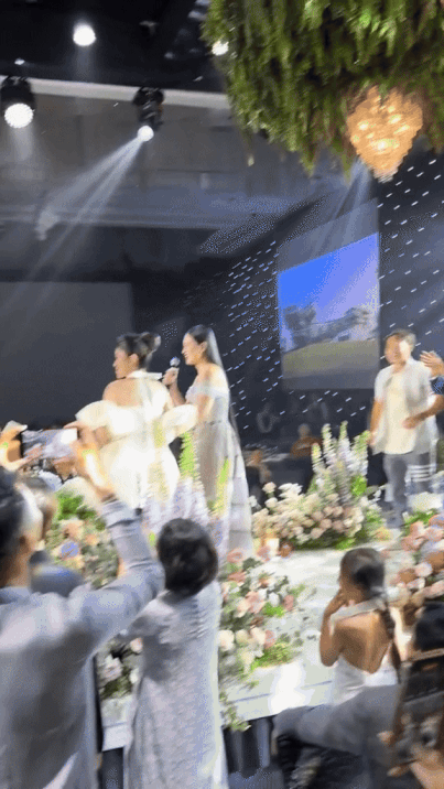 Người bắt được hoa cưới của Chu Thanh Huyền vội vã chạy đi khoe chồng, netizen ngơ ngác: Không độc thân sao vẫn xin vía? - Ảnh 3.