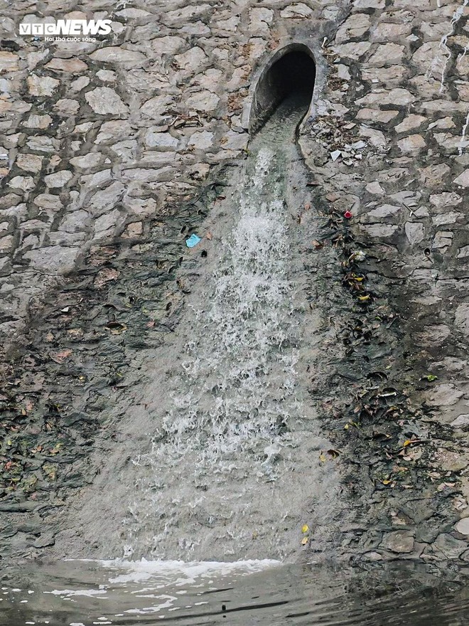 1km 40 họng xả thải, s&ocirc;ng T&ocirc; Lịch th&agrave;nh cống nước đen lộ thi&ecirc;n - Ảnh 6.