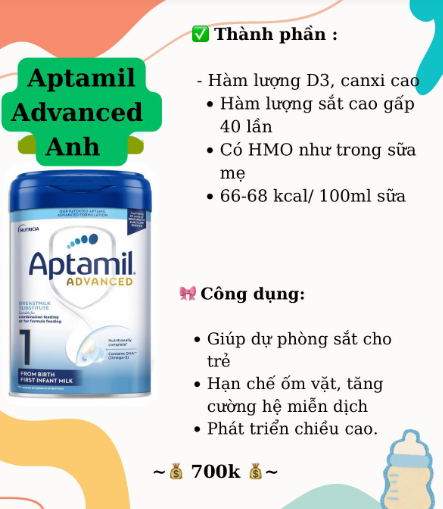 Phân biệt 5 loại sữa nhà Aptamil, sữa hệ con nhà giàu nhưng đắt xắt ra miếng - Ảnh 3.