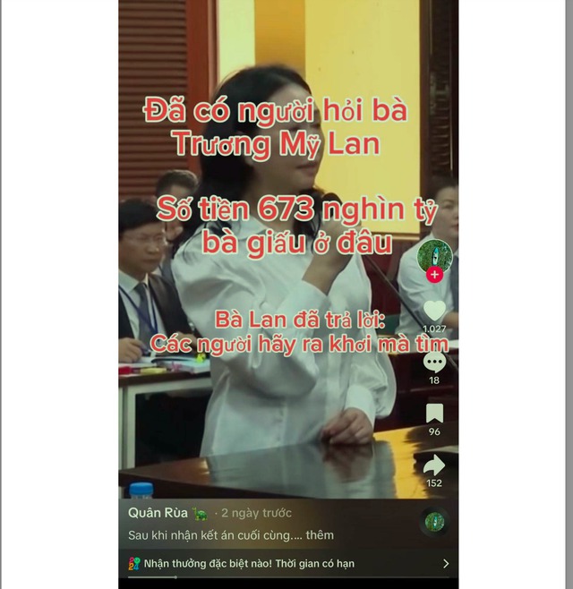 Chưa tìm được người cắt ghép video tìm kho báu của bà Trương Mỹ Lan - Ảnh 1.