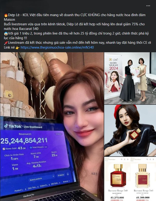 Vụ Diệp Lê bán nước hoa cao cấp với giá ngã cây, rẻ như hàng fake - Chính chủ lên tiếng: Thì là fake thật đó! - Ảnh 2. Vụ Diệp Lê bán nước hoa cao cấp với giá ngã cây, rẻ như hàng fake - Chính chủ lên tiếng: Thì là fake thật đó! - Ảnh 2.