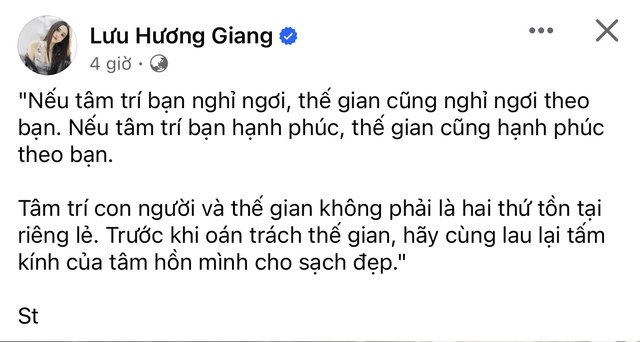 Lưu Hương Giang liên tục có thái độ lạ sau khi rạn nứt hôn nhân - Ảnh 4.