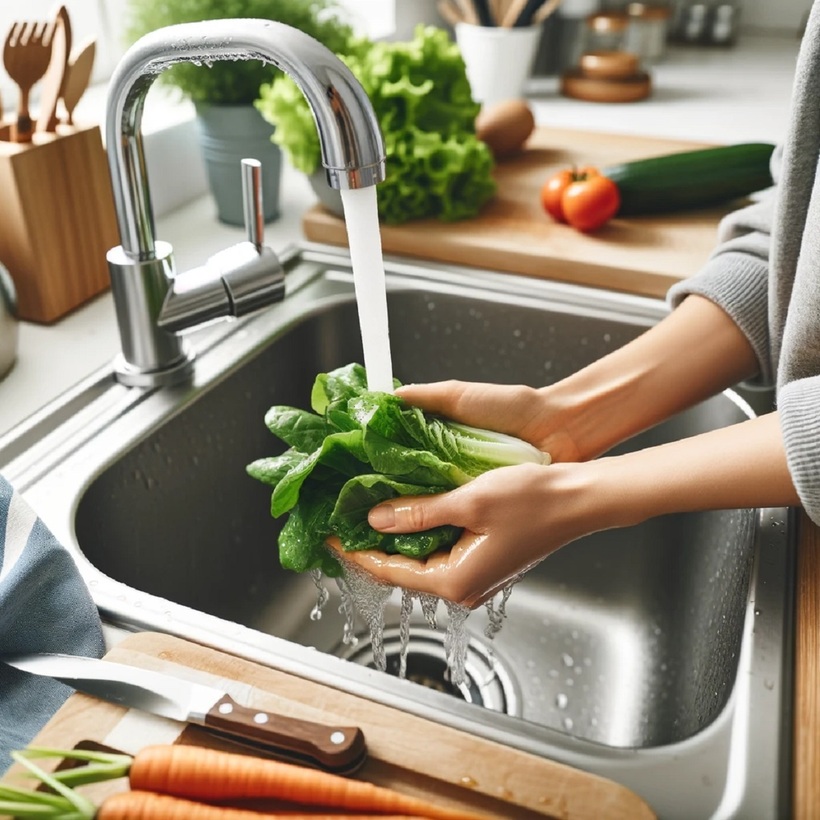Rửa rau bằng nước muối có thật sự sạch hay không?