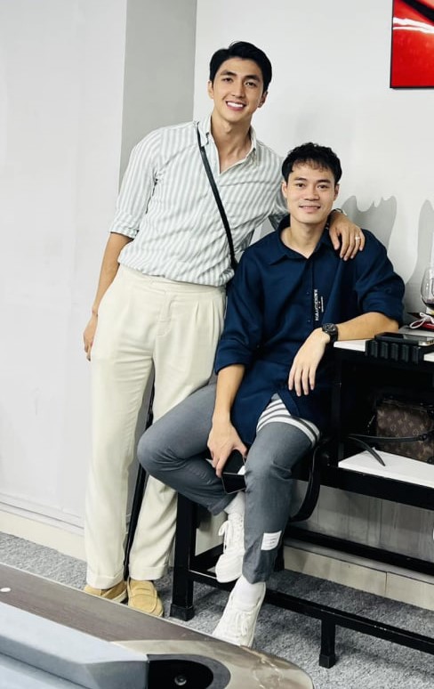 Bình An, Văn Toàn, Văn Hậu tại sự kiện khai trương