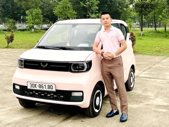 Mua Wuling Mini EV cho vợ, chủ xe chia sẻ: Quan tâm VinFast VF 3 nhưng chiều theo ý thích của vợ - Ảnh 2.