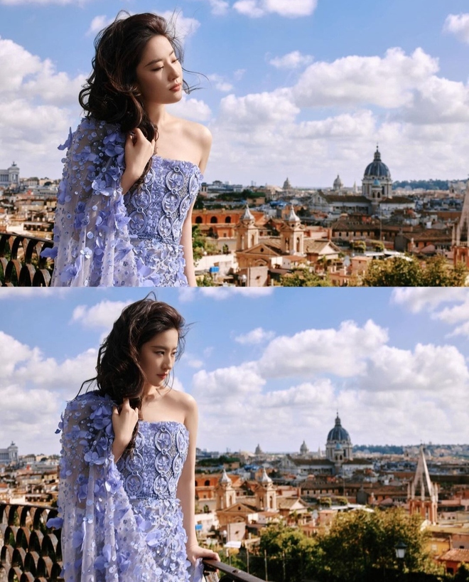 Lưu Diệc Phi khoe nhan sắc thần tiên tỷ tỷ ở Italy - Ảnh 8.