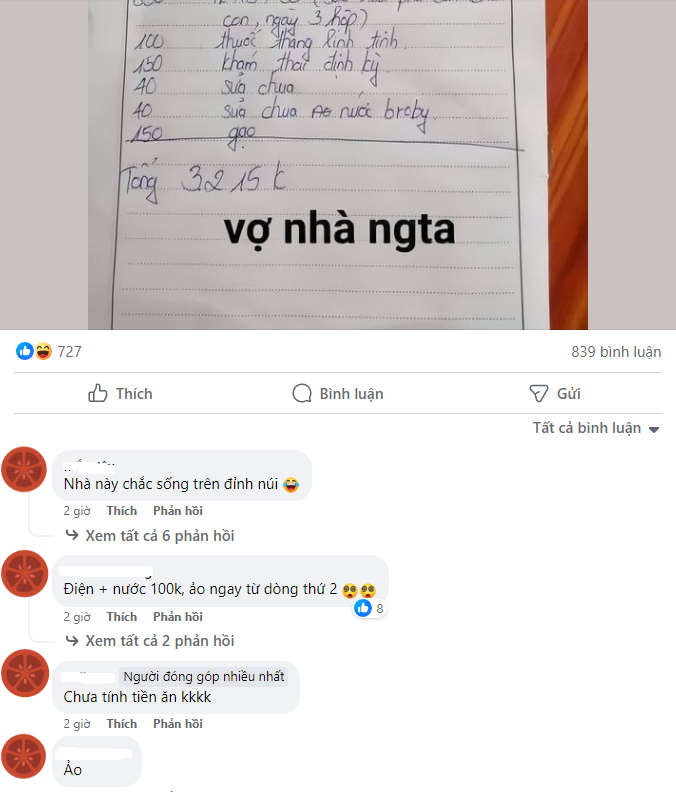 Một tháng chỉ tiêu hơn 3 triệu cho cả gia đình, vợ người ta khiến MXH dậy sóng vì khả năng tính toán thần sầu - Ảnh 1.