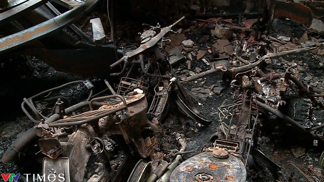Cháy nhà trọ ở Trung Kính: Cửa hàng sửa xe điện từng vào diện nguy cơ cháy nổ cao - Ảnh 5.