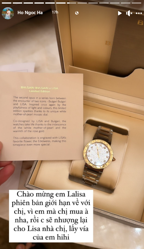 Ha Ho hat Lisas Uhr für mehr als 200 Millionen gekauft, der Grund lässt sie in Ohnmacht fallen – Foto 2.
