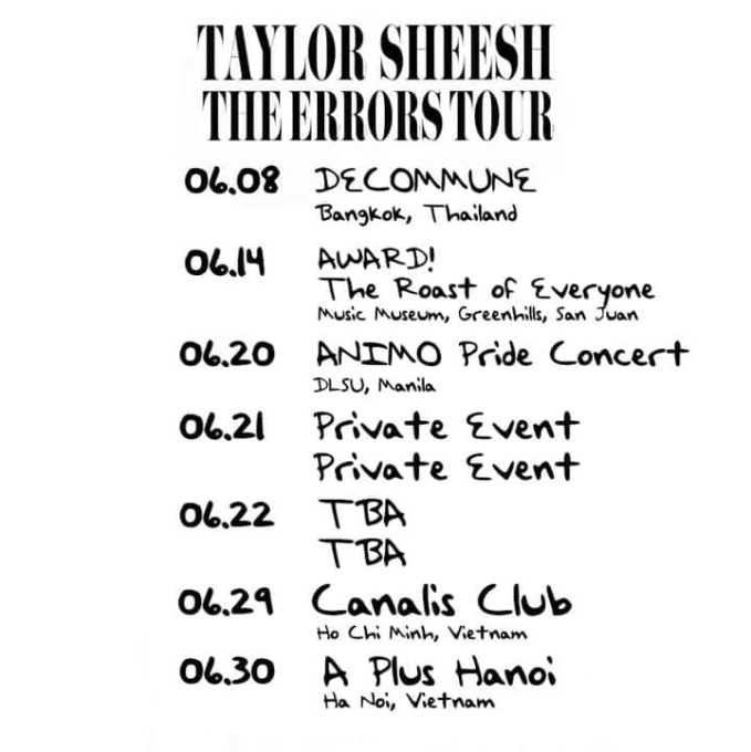 Taylor Sheesh là ai mà cũng đi tour thu hút cả nghìn người, được chào đón như Taylor Swift? - Ảnh 2.