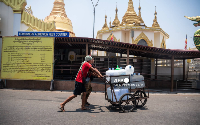 Hơn 50 người tử vong do sốc nhiệt trong tháng 4 ở Myanmar - Ảnh 1.