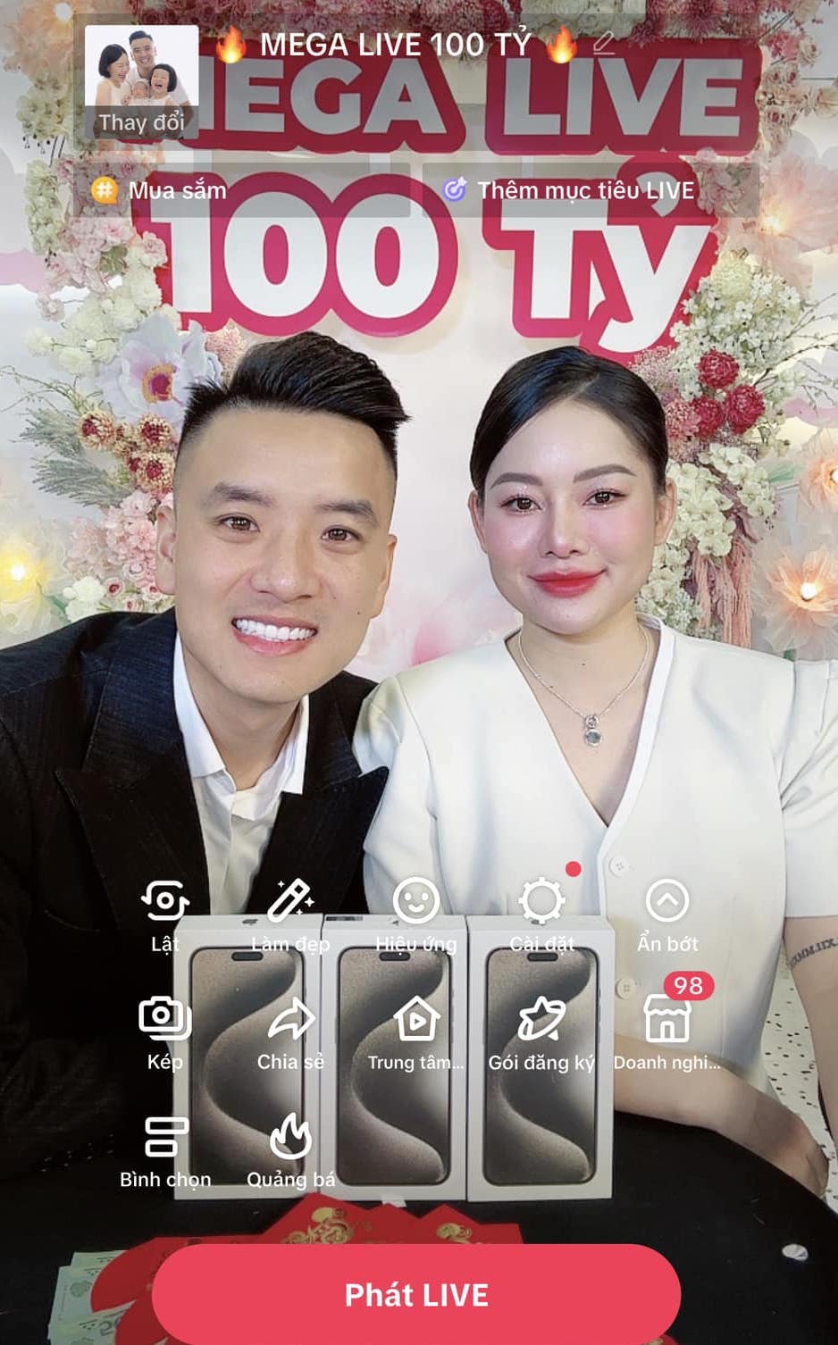 Quyền Leo Daily đạt doanh thu 95 tỷ đồng sau 14 tiếng livestream: Cặp đôi quyết chiến đến khi đạt 100 tỷ, tuyên bố bán lỗ để về số  - Ảnh 3.