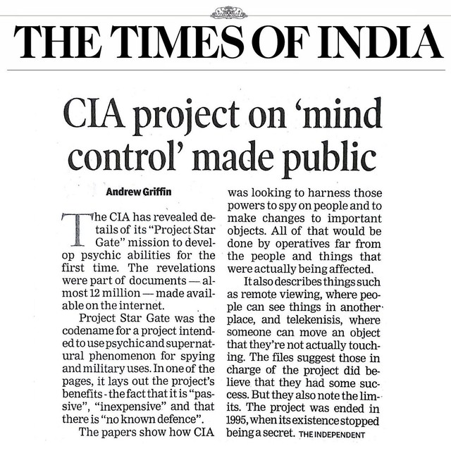 Hồ sơ CIA được giải mật tiết lộ: Kế hoạch bí mật của Mỹ nhằm nghiên cứu và giải phóng tiềm năng của cơ thể con người! - Ảnh 2. Hồ sơ CIA được giải mật tiết lộ: Kế hoạch bí mật của Mỹ nhằm nghiên cứu và giải phóng tiềm năng của cơ thể con người! - Ảnh 2.