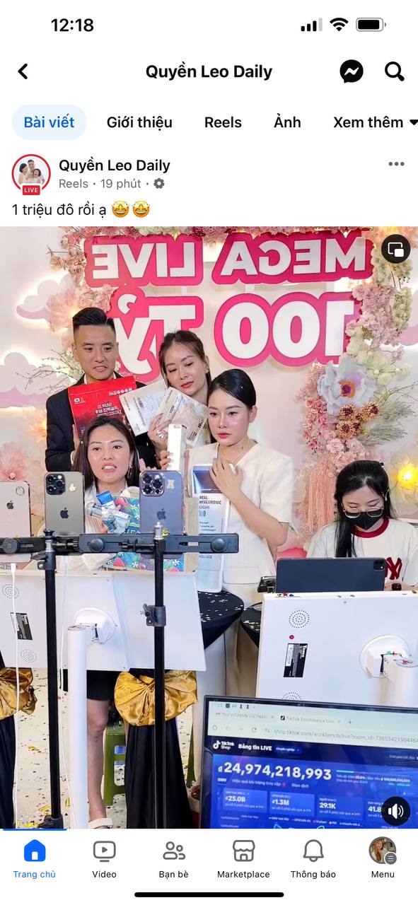 Sốc: Chỉ trong 5 tiếng đầu tiên livestream, chủ 1 kênh TikTok đã đạt doanh thu 45 tỷ đồng, có thời điểm lên đến 60.000 người xem để chốt đơn - Ảnh 3.