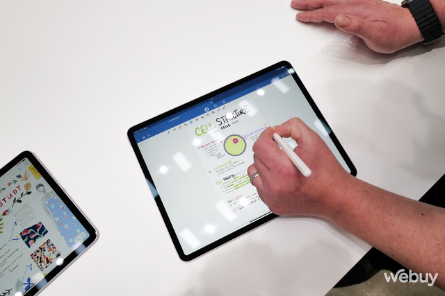 Trực tiếp ngắm nhìn iPad Air 2024: 2 kích thước để lựa chọn, dùng được bút Apple Pencil Pro - Ảnh 7.