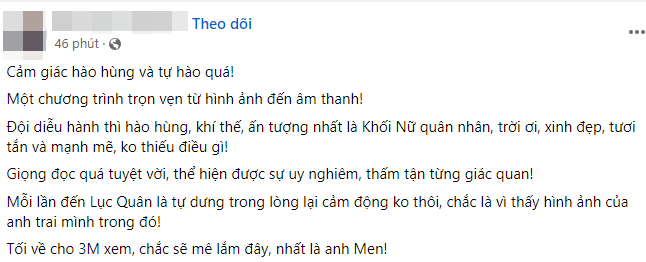 Khen hết lời, dân mạng đang tìm kiếm MC có giọng đọc thấm tận từng giác quan tại lễ diễu binh, diễu hành kỷ niệm 70 năm chiến thắng Điện Biên Phủ - Ảnh 4.