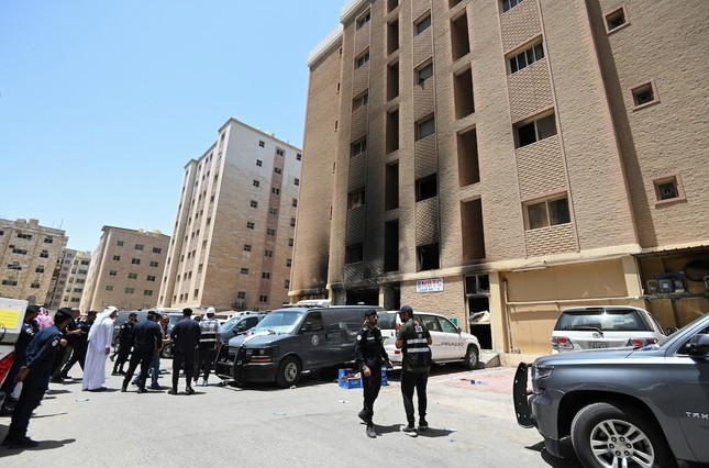 Kuwait: Cháy lớn ở khu nhà ở công nhân, 41 người thiệt mạng - Ảnh 3.