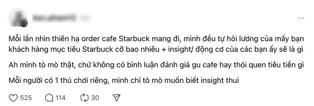 MXH lại rần rần tranh cãi về giá đồ uống của Starbucks: Những người lựa chọn thương hiệu này nói gì? - Ảnh 1.