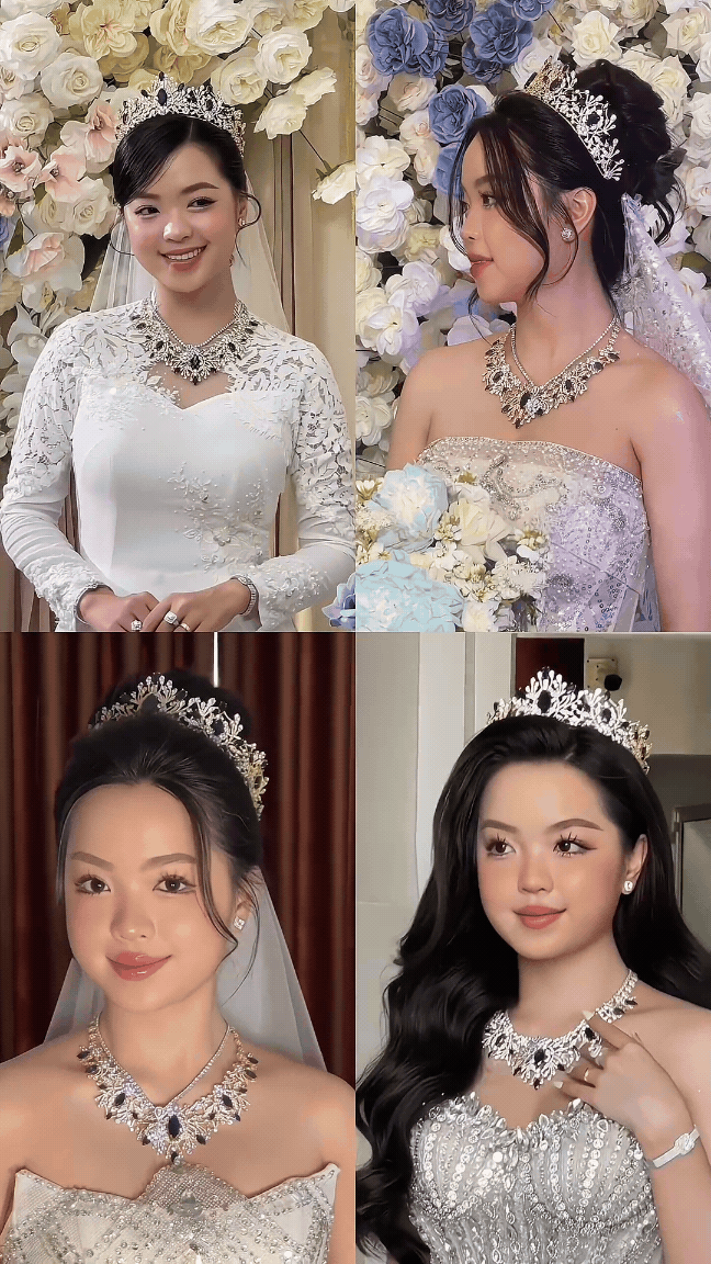 Phù thủy makeup chuyên trang điểm cho các cô dâu miền Tây giàu có, đeo cả chục cây vàng nặng trĩu - Ảnh 3.