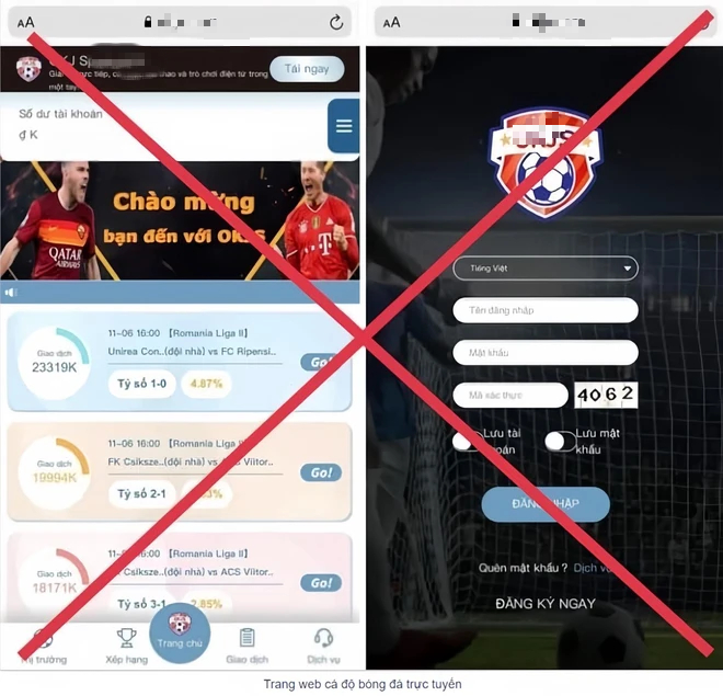 Công an cảnh báo tội phạm lập website dụ dỗ người chơi tham gia cá độ đá bóng mùa EURO 2024 - Ảnh 2.