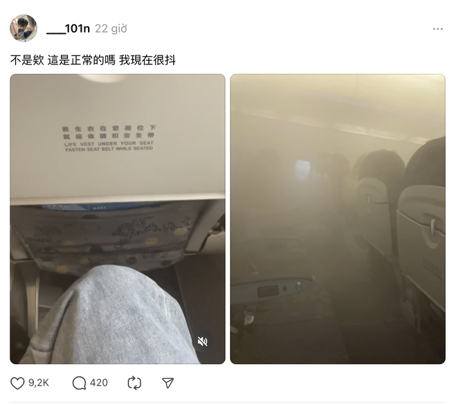 Khoang máy bay ngập khói mù khiến hành khách hoảng sợ, tiếp viên nhất quyết không cho sơ tán vì một lý do - Ảnh 2.