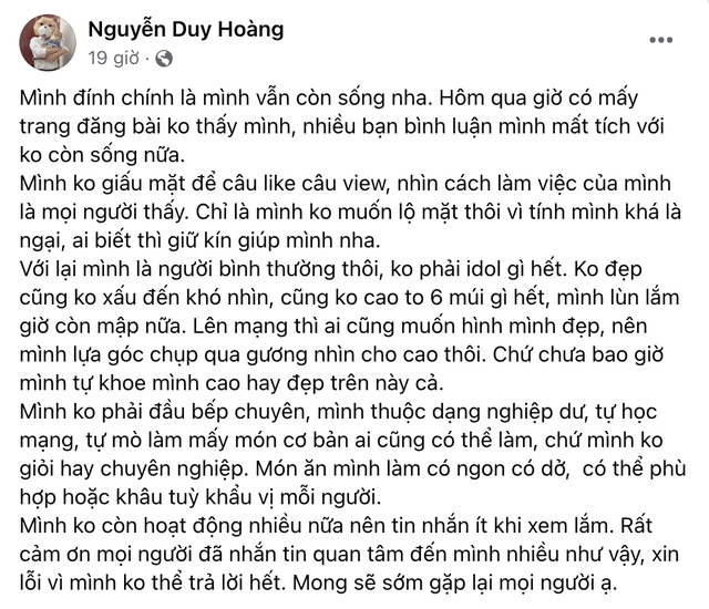 Trước tin đồn mất tích, YouTuber giấu mặt Ninos Home bất ngờ lên tiếng, chia sẻ thêm về nhân vật đặc biệt - Ảnh 2.