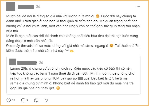 Lương 20 triệu mà thuê nhà hết gần 6,5 triệu: 1 năm tốn 80 triệu chỉ để “có chỗ ngủ” liệu có hoang phí quá không? - Ảnh 2.