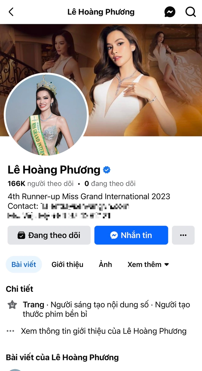 Hoa hậu Lê Hoàng Phương khoá trang cá nhân sau ồn ào kiện tụng - Ảnh 3.