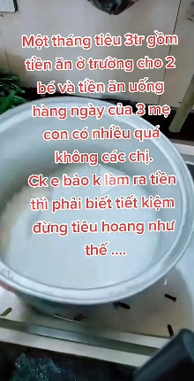 Lại thêm một bà mẹ chỉ tiêu 3 triệu/tháng dù nuôi 2 con nhỏ, nhìn bảng chi tiêu mà không dám tin vào mắt - Ảnh 1.