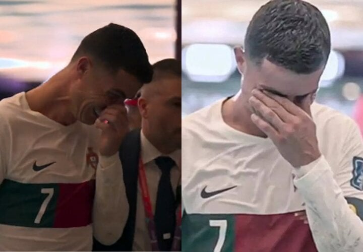 Ronaldo mạnh mẽ cũng có lúc yếu đuối, bật khóc như mưa khiến CĐV nhớ mãi - Ảnh 7.