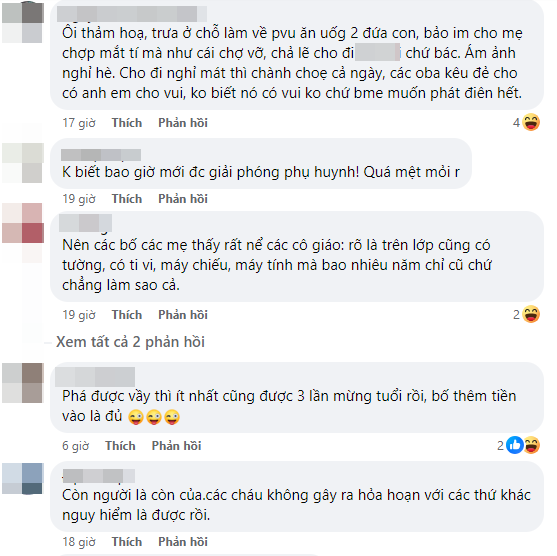 Mới nghỉ h&egrave; c&oacute; 6 ng&agrave;y m&agrave; nhiều mẹ bỉm muốn trầm cảm v&igrave; tr&ocirc;ng con: Nh&agrave; hỏng tivi, nh&agrave; phải sơn lại tường - Ảnh 3.