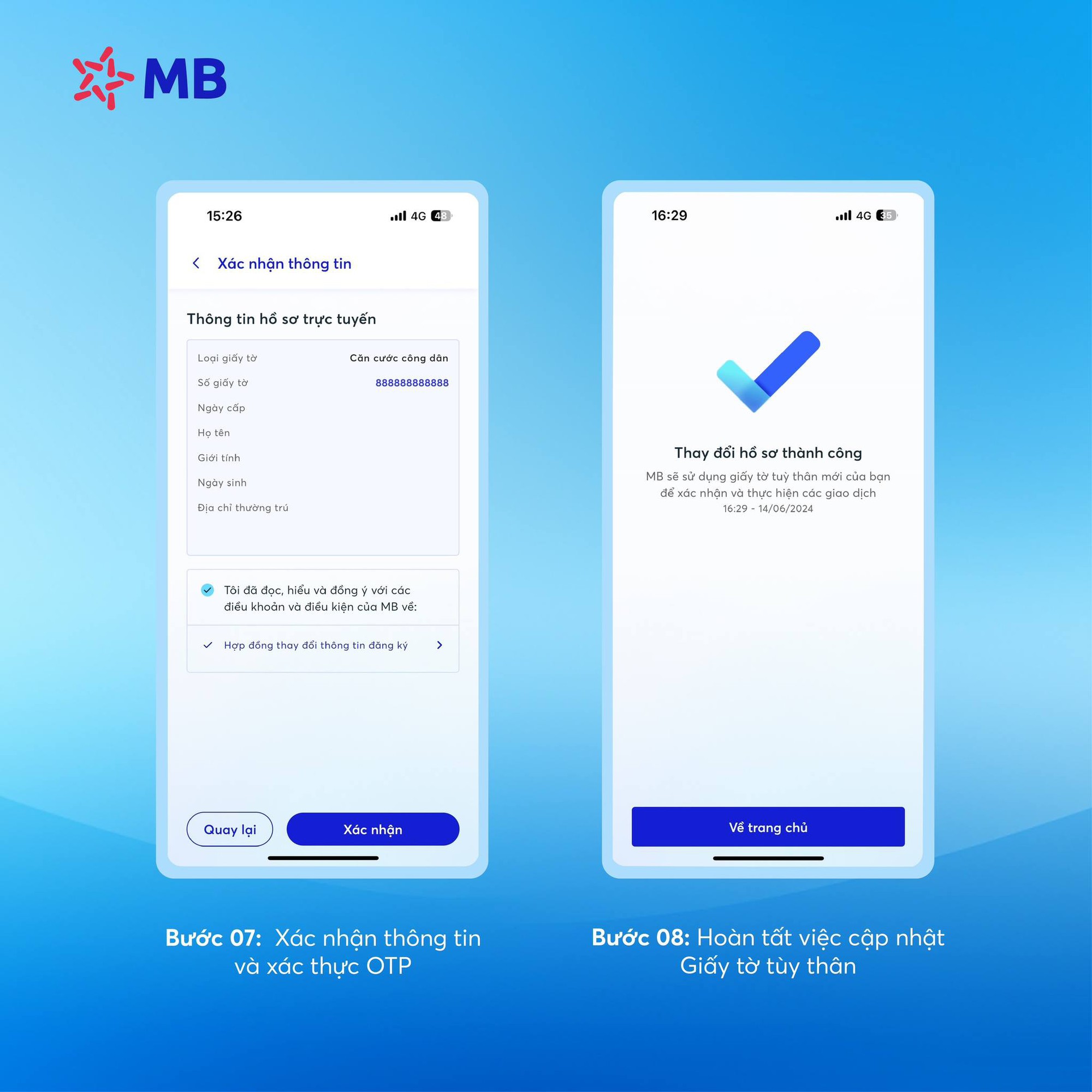 Video: Cập nhật sinh trắc học dễ dàng trên app MBBank, làm ngay thôi!