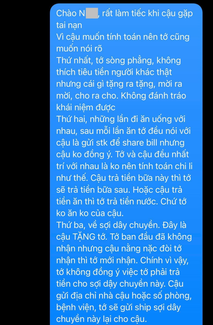 Sốc vụ thanh niên truy lùng” cô gái đòi lại 700k sau 3 lần đi date, cay cú nói: Miếng ăn là miếng nhục - Ảnh 2.