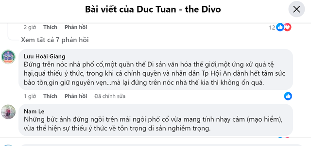 Dân mạng xôn xao hình ảnh ca sĩ Đức Tuấn đứng trên mái nhà ở Hội An - Ảnh 5.