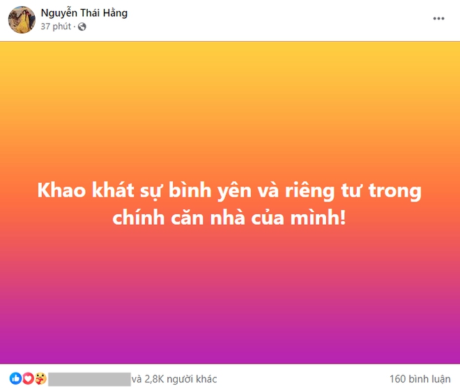 Hằng Du Mục đăng status than thở giữa lúc dính vào nhiều lùm xùm, Quang Linh Vlogs thả ngay bình luận lạ - Ảnh 3.