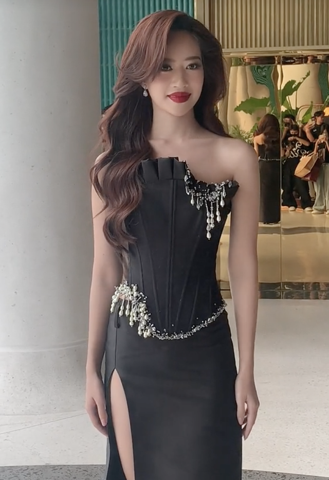 Cô gái livestream bán quần áo bất ngờ dự thi Miss Universe Vietnam 2024, nhan sắc chặt chém cỡ nào? - Ảnh 4.