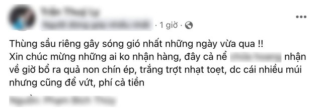 MXH rần rần phốt sầu riêng O Huyền bị khách tố quả non chín ép nhưng lần này lại có người bênh? - Ảnh 1.