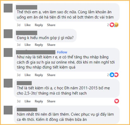 Đáng nể: Chỉ tiêu 2 triệu cho toàn bộ chi phí sống ở Hà Nội, vẫn đau đáu tìm cách cắt giảm để tiết kiệm được thêm - Ảnh 3.