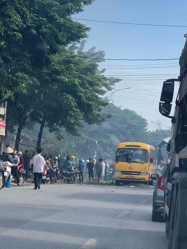 Một góc camera ghi lại vụ nổ kinh hoàng ở Thái Nguyên sáng nay: Cả phố rung chuyển - Ảnh 2.